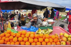 Le vendeur d'oranges du marché de Ramgahr